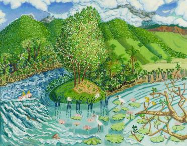 River Journey (gouache)
