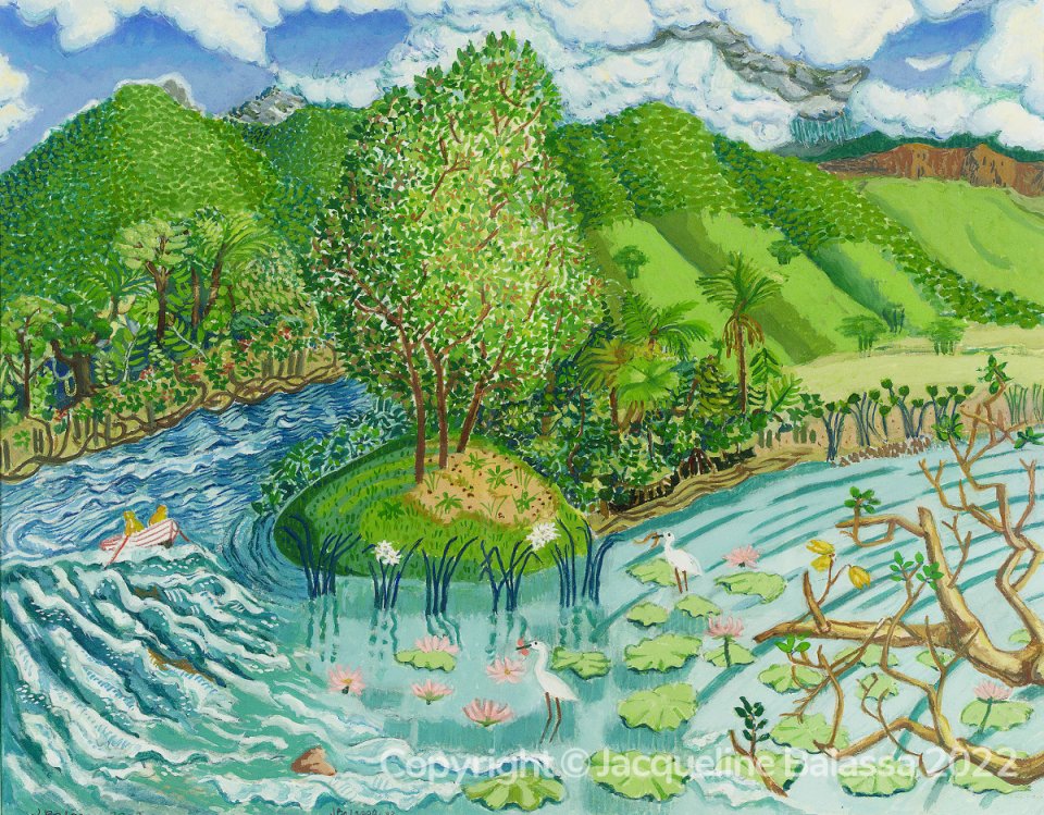 River Journey (gouache)