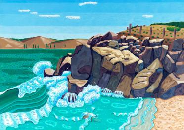 Rocky Headland - Bright Sunshine (Port Elliot)