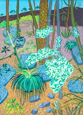 Grass Tree and Frangipani